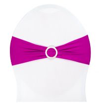 Chair Bow Lycra Purple