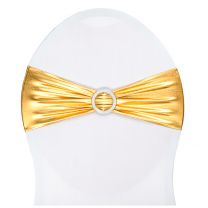 Chair Bow Lycra Gold