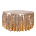 Tafellaken Rond 290cm Sequin Roze